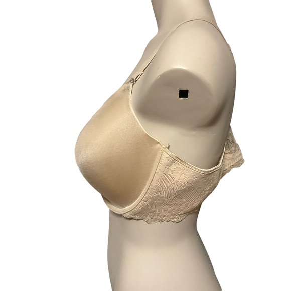 MAIDENFORM sz 40C Bra One Fab Fit #07112 Underwire Full Coverage Front Close Tan - Picture 6 of 8